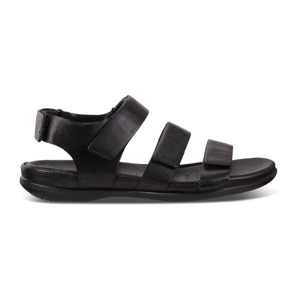 Ecco Flash Womens Flat Sandals In Black - India BGY-174890